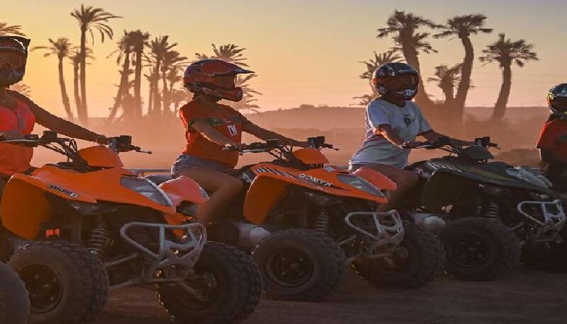 Quad Biking in the Palm grove of Marrakech